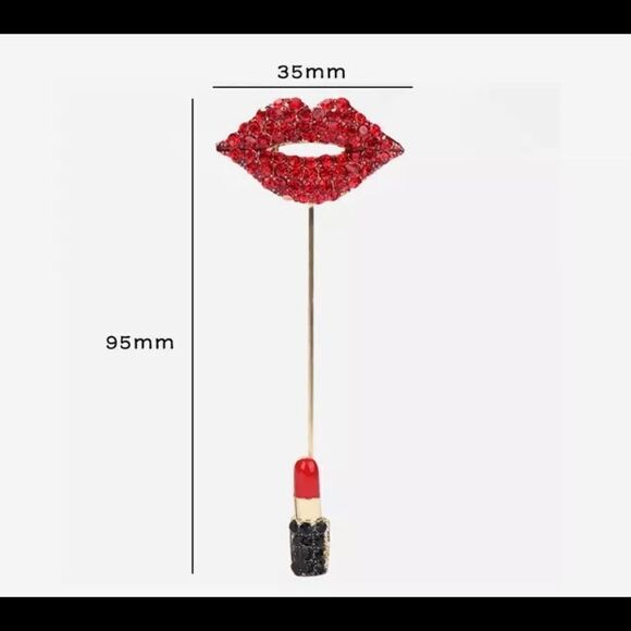 LIPSTICK BROOCH‎ - Picture 5 of 5